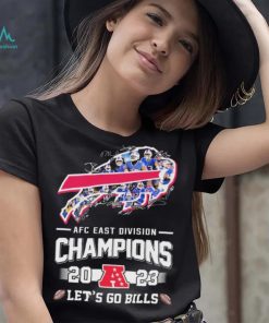 Official Buffalo Bills Logo Players Signature 2023 AFC East Division Champions Let’s Go Bills ShirtOfficial