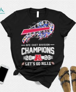 Official Buffalo Bills Logo Players Signature 2023 AFC East Division Champions Let’s Go Bills ShirtOfficial