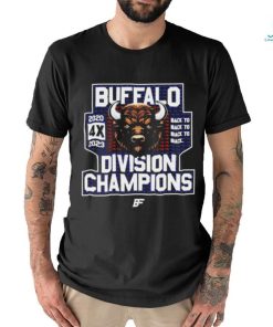 Official Buffalo Division Champions Back To Back To Back To Back 2020 4X 2023 Shirt