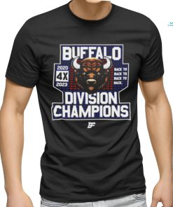 Official Buffalo Division Champions Back To Back To Back To Back 2020 4X 2023 Shirt