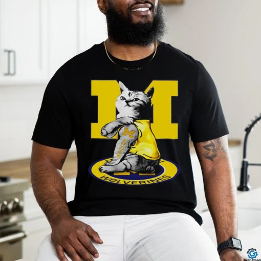 Official Cat I love Michigan Wolverines shirt