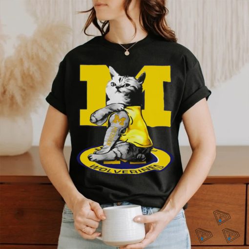 Official Cat I love Michigan Wolverines shirt