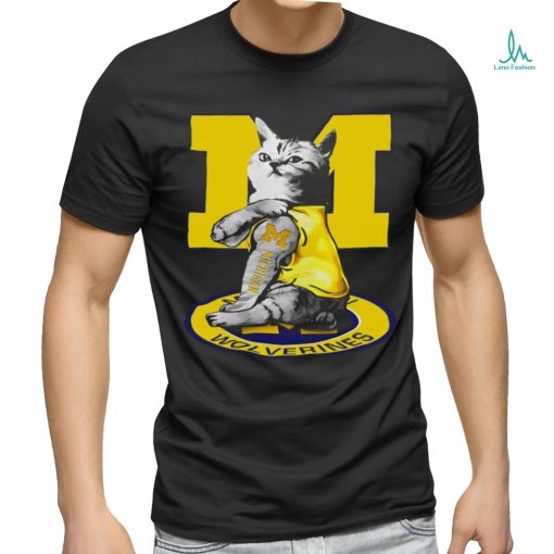 Official Cat I love Michigan Wolverines shirt