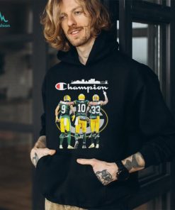 Official Champion Green Bay Packers Christian Watson, Jordan Love and Aaron Jones Signatures Shirt