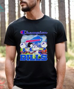 Official Champion Peanuts Characters Buffalo Bills T Shirts, hoodie, sweater, long sleeve and tank top Official Champion Peanuts Characters Buffalo Bills T Shirts