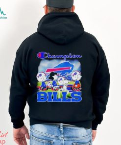 Official Champion Peanuts Characters Buffalo Bills T Shirts, hoodie, sweater, long sleeve and tank top Official Champion Peanuts Characters Buffalo Bills T Shirts