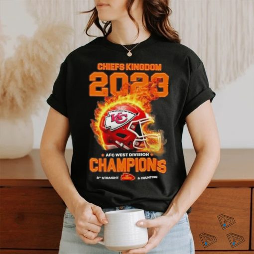 Official Chiefs Kingdom 2023 AFC West Division Champions 8th Straight and Counting Shirt