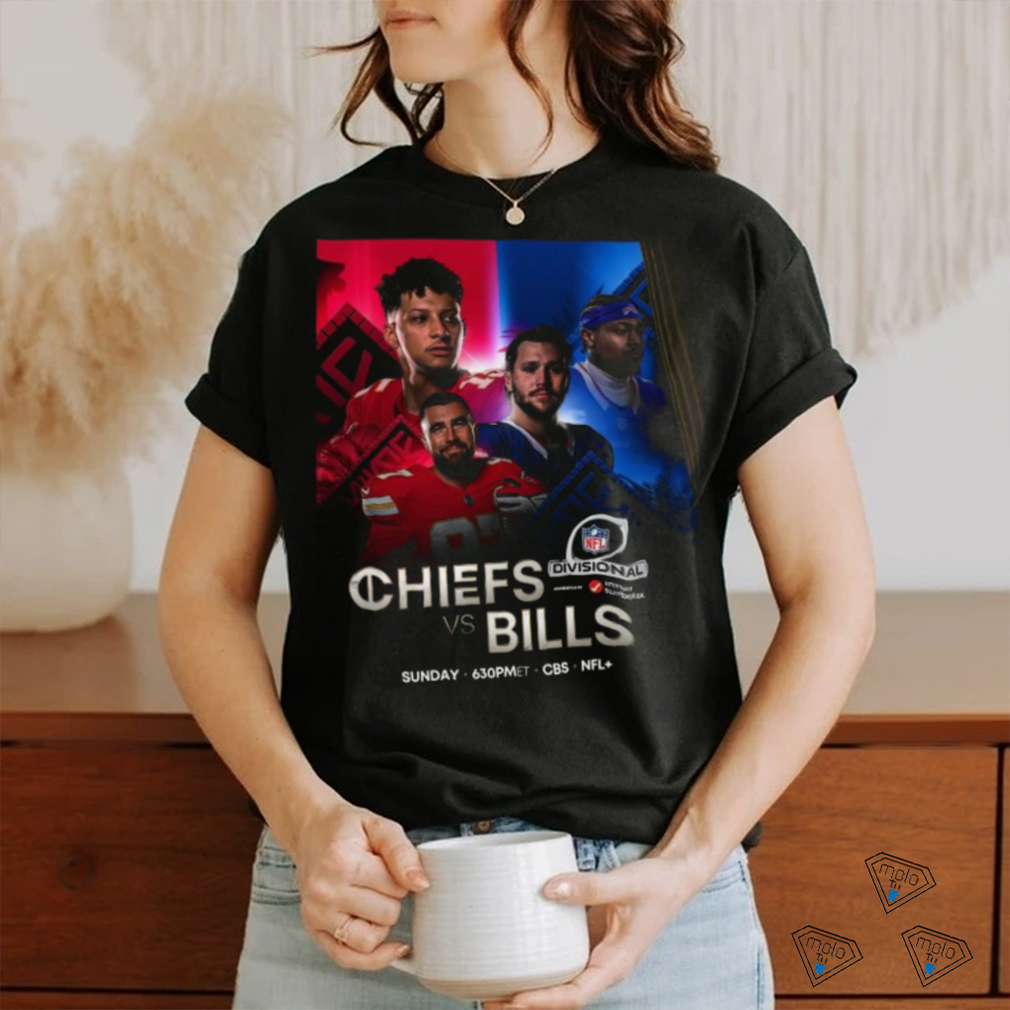Official Chiefs vs Bills 2023 2024 NFL Divisional Game Shirt Official Chiefs vs Bills 2023 2024 NFL Divisional Game Shirt