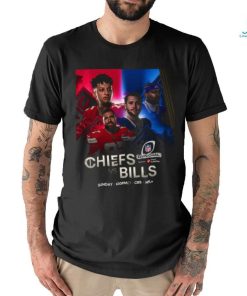 Official Chiefs vs Bills 2023 2024 NFL Divisional Game Shirt