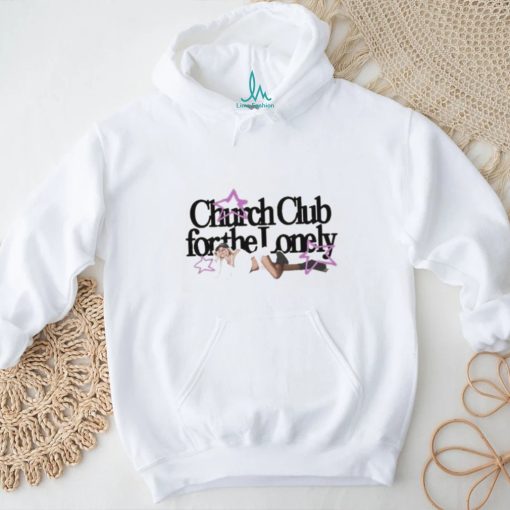 Official Church Club For The Lonely Photo Shirt