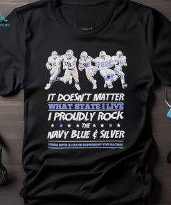 Official Cincinnati Country Day Proudly Rock The Navy Blue And Silver T shirt