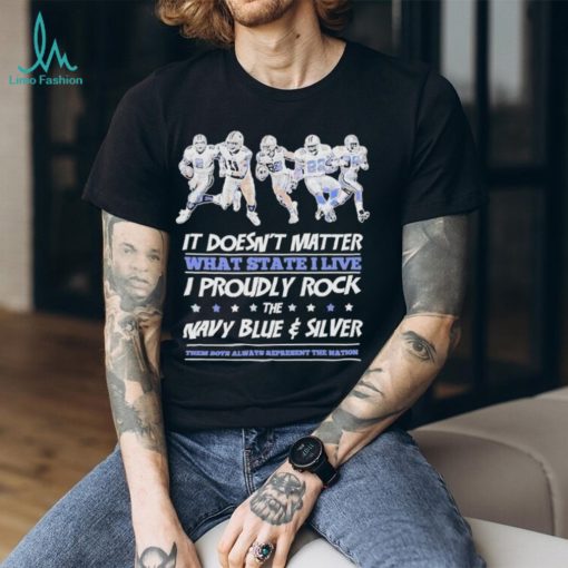 Official Cincinnati Country Day Proudly Rock The Navy Blue And Silver T shirt