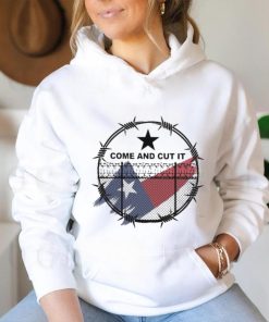 Official Come And Cut It Texas Razor Wire – Stand With Texas Flag Shirt