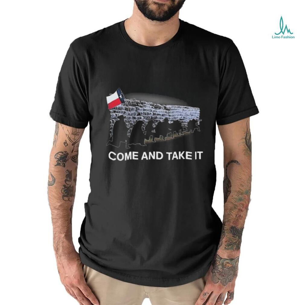 Official Come And Take It Texas Army Razor Wire Shirt Official Come And Take It Texas Army Razor Wire Shirt