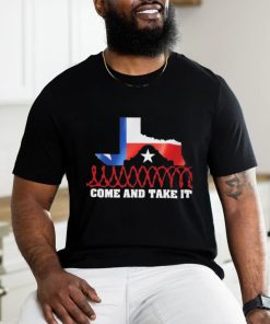 Official Come And Take It – I Stand With Texas Razor Wire Shirt