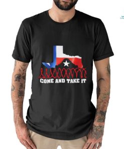 Official Come And Take It – I Stand With Texas Razor Wire Shirt