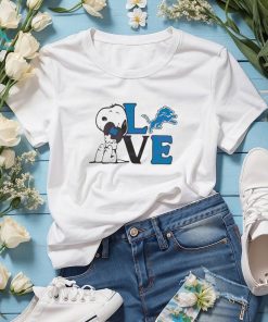 Official Cute Snoopy Love Detroit Lions 2024 T shirt