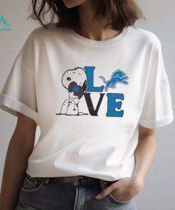 Official Cute Snoopy Love Detroit Lions 2024 T shirt