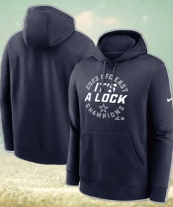 Official Dallas Cowboys Nike Navy 2023 Nfc East Division Champions Locker Room Trophy Collection Club Pullover Hoodie
