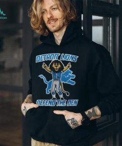 Official Detroit Lions NFC North Champs 2023 The Den Blue T shirt