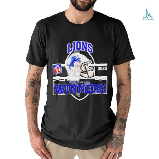 Official Detroit Lions Winners Champions 2023 Super Wild Card NFL Divisional Helmet shirt