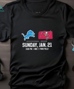 Official Detroit Lions vs Tampa Bay Buccaneers 2023 Super Divisional Round Shirt