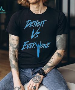 Official Detroit Vs Everyone Lions Football T Shirts