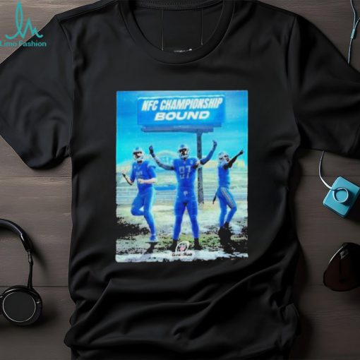Official Detroit lions NFC championship bound home shirt