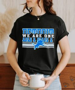 Official Detroit lions NFL Football we are one shirt