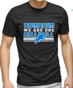 Official Detroit lions NFL Football we are one shirt