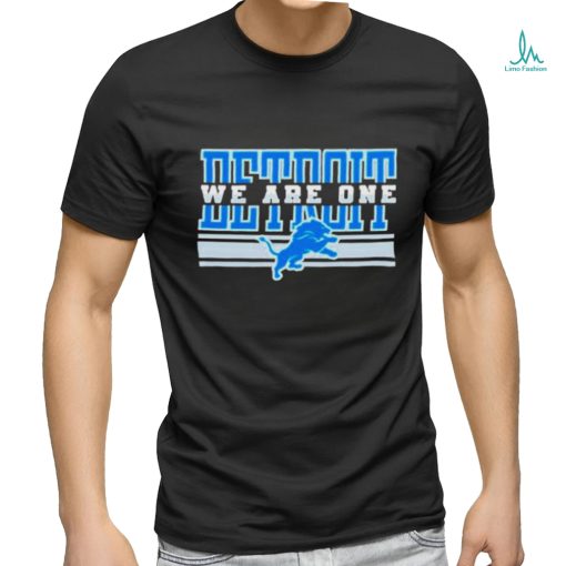 Official Detroit lions NFL Football we are one shirt