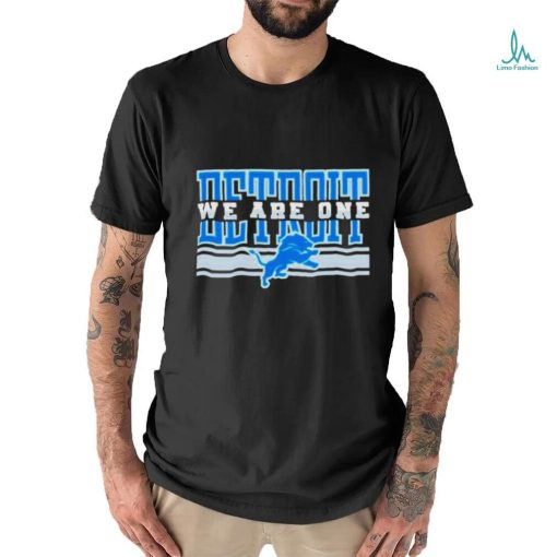 Official Detroit lions NFL Football we are one shirt