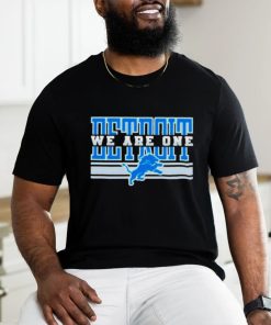 Official Detroit lions NFL Football we are one shirt