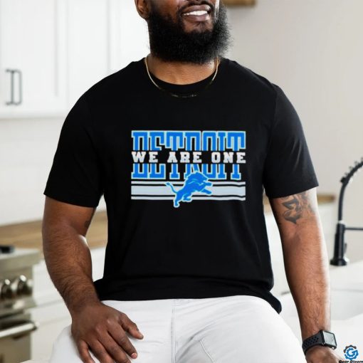 Official Detroit lions NFL Football we are one shirt