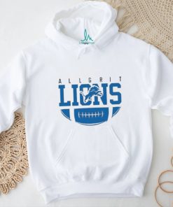 Official Detroit lions all grit logo T shirt