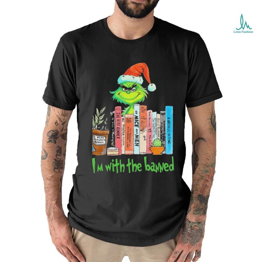 Official Grinch I’m With The Banned Books Shirt Official Grinch I’m With The Banned Books Shirt