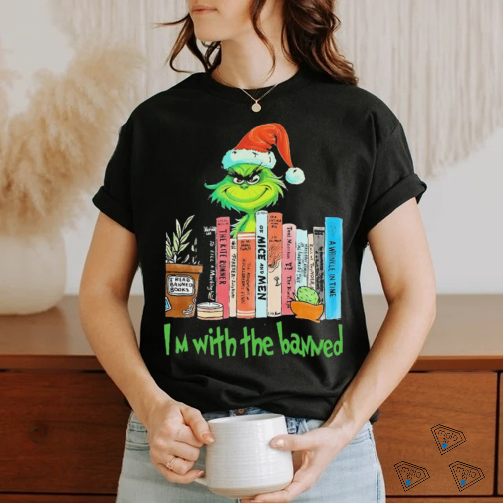 Official Grinch I’m With The Banned Books Shirt Official Grinch I’m With The Banned Books Shirt