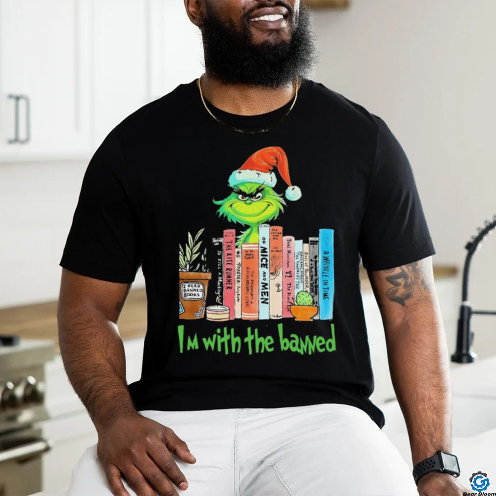 Official Grinch I’m With The Banned Books Shirt Official Grinch I’m With The Banned Books Shirt