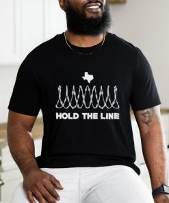 Official Hold the line Texas razor wire T shirt