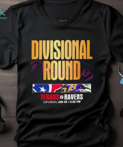 Official Houston texans vs baltimore ravens divisional round shirt