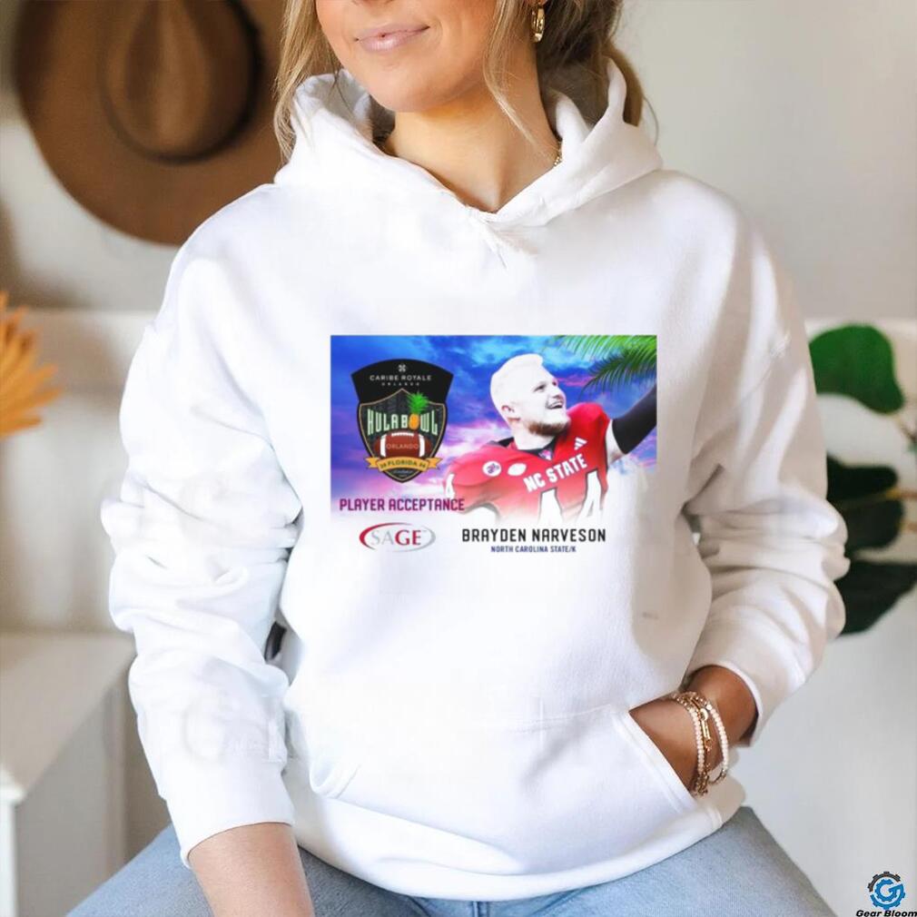 Official Hula Bowl 2024 NCAA College football Brayden Narveson shirt Official Hula Bowl 2024 NCAA College football Brayden Narveson shirt