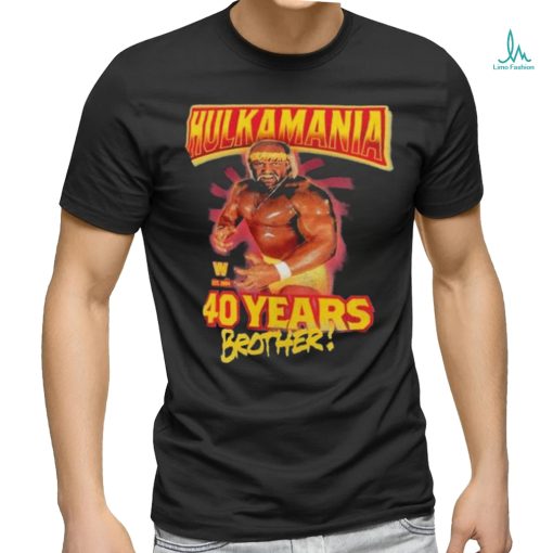 Official Hulk Hogan 40 Years Brother Shirt
