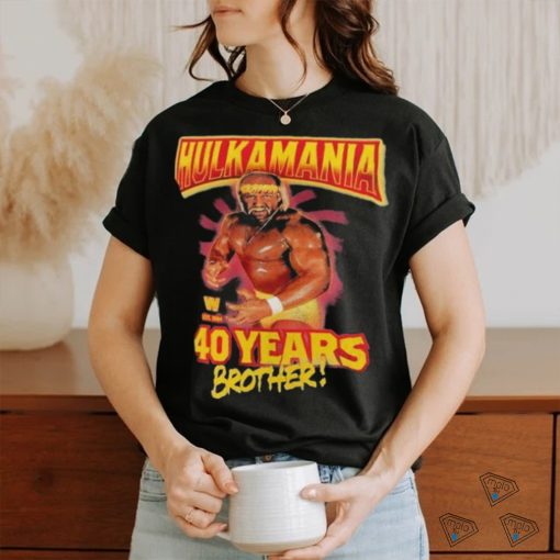 Official Hulk Hogan 40 Years Brother Shirt