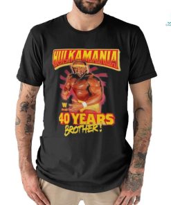 Official Hulk Hogan 40 Years Brother Shirt