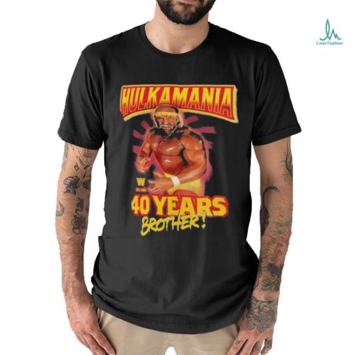 Official Hulk Hogan 40 Years Brother Shirt