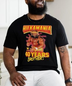 Official Hulk Hogan 40 Years Brother Shirt