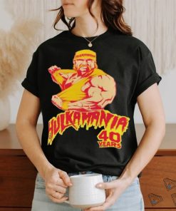 Official Hulk Hogan 40 Years Ripping Shirt