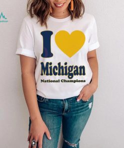 Official I Love Michigan National Champions Shirt