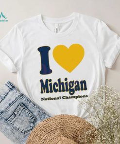 Official I Love Michigan National Champions Shirt