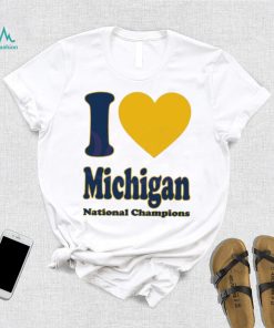 Official I Love Michigan National Champions Shirt